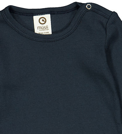 Müsli Body l/æ - Rib - Cozy Me - Night Blue