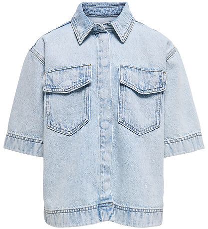 Kids Only Denimjakke - KogSophie - Light Blue Denim