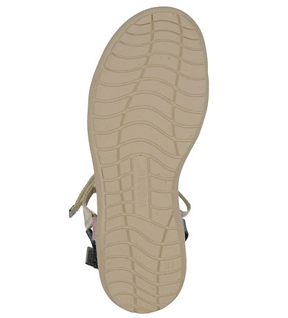 Woden Sandal - Line Lite - Ivory Multi