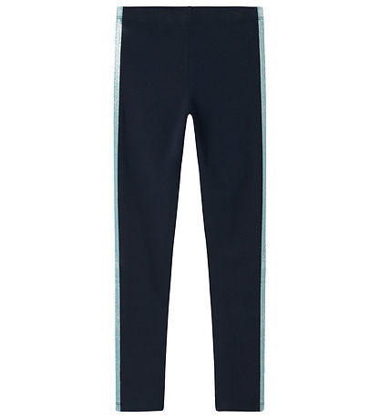 Name It Leggings - NkfVivian - Dark Sapphire/Gray Mist