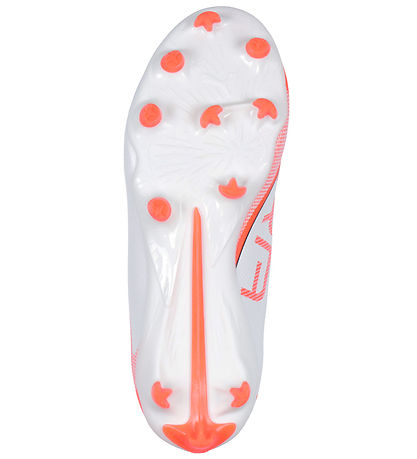 Puma Fodboldstøvler - Ultra 5 Match FG/AG Jr - Hvid/Sort/Glowing