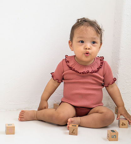 Minimalisma Body k/æ - Rib - Silke/Bomuld - Antique Red