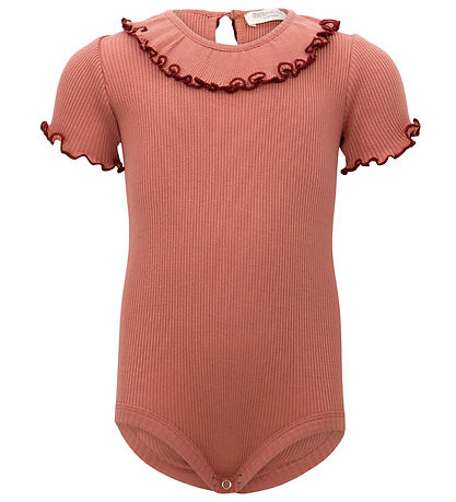 Minimalisma Body k/æ - Rib - Silke/Bomuld - Antique Red