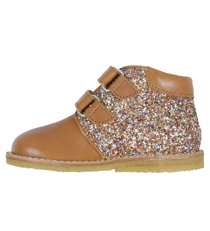Angulus Begyndersko - Cognac/Multi Glitter
