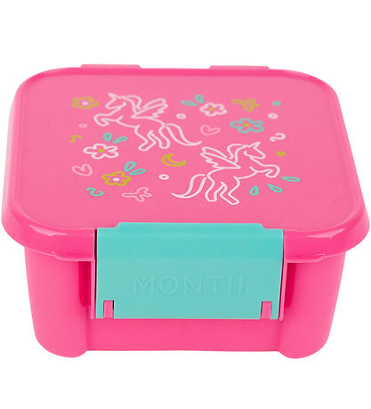 MontiiCo Snackboks m. 3 Rum - Bento Two - 500 ml - Unicorn Magic