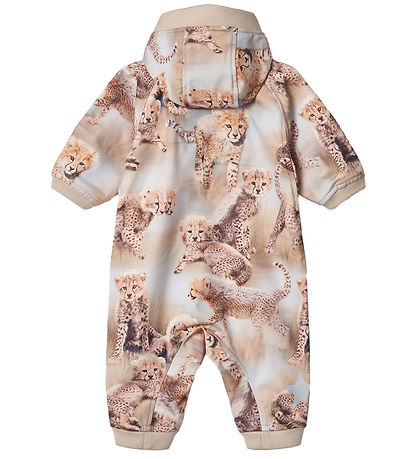 Molo Softshelldragt m. Fleece - Hill - Cheetah Cubs