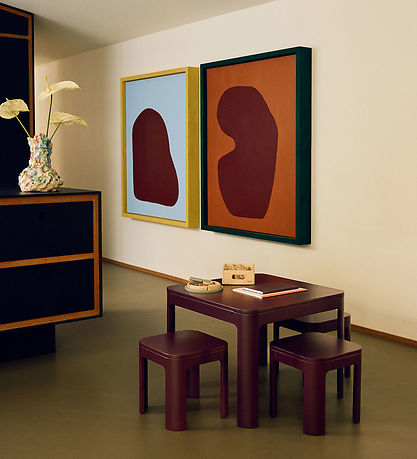 Flexa Bord - Lille - 60x47 cm - Nova - Pomegranate