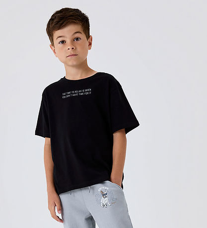 Name It T-shirt - NkmBocalle - Sort m. Print