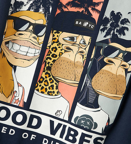 Name It T-shirt - NkmFartil Bored Of Directors - Navy Blazer m. 