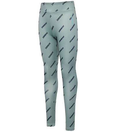 Hummel Leggings - hmlSilje Tights - Iceberg Green