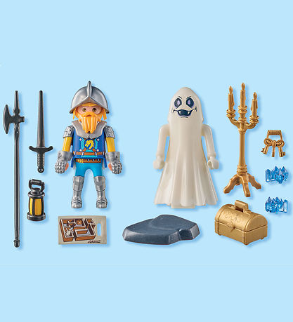 Playmobil Novelmore - Spøgelse Og Novelmore Ridder - 71797 - 18 