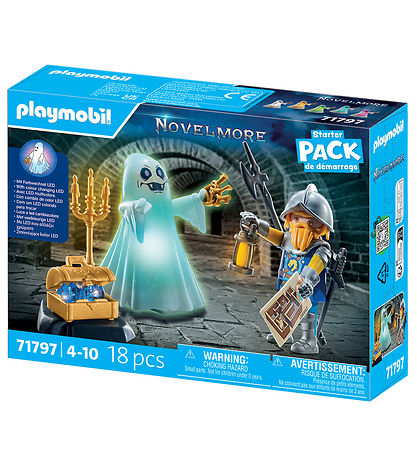 Playmobil Novelmore - Spøgelse Og Novelmore Ridder - 71797 - 18 