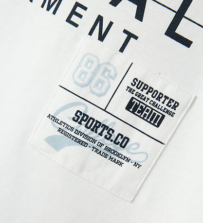 Name It T-shirt - NkmDennim - Bright White