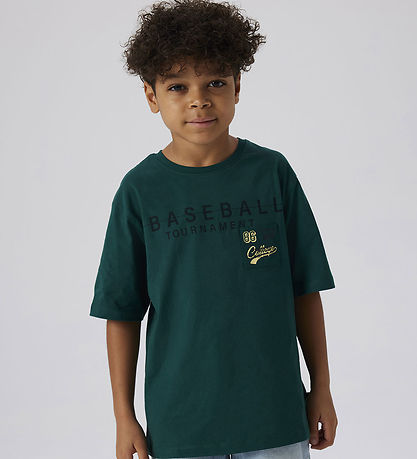 Name It T-shirt - NkmDennim - Forest Biome m. Print
