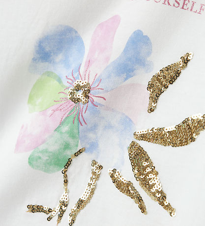 Name It T-shirt - NkfDukko - Bright White m. Print
