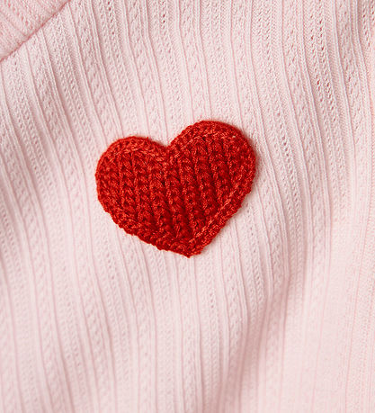 Name It Bluse - Rib - NmfDlove - Ballerina m. Hulmønster