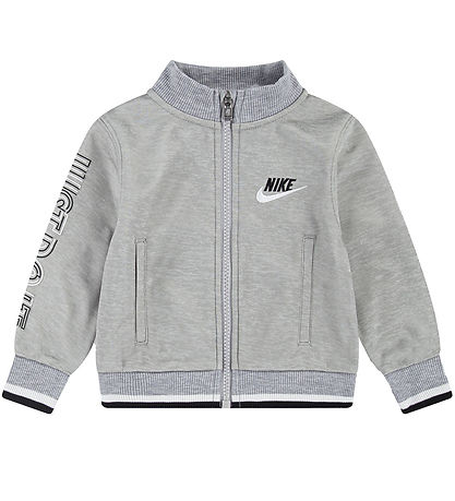Nike Træningssæt - Cardigan/Bukser - Light Smoke Grey Heather