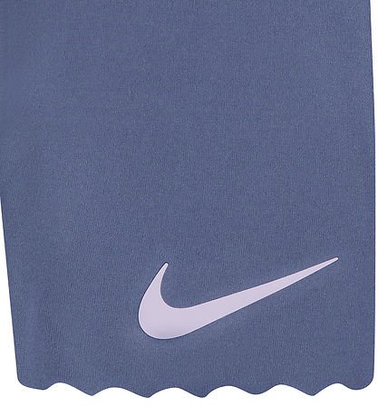 Nike Shortssæt - T-shirt/Cykelshorts - Diffused Blue