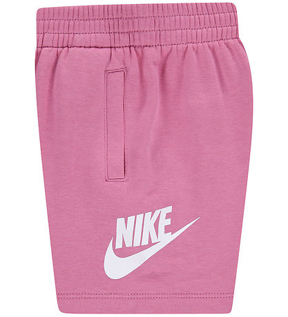 Nike Shortssæt - T-shirt/Shorts - Magic Flamingo