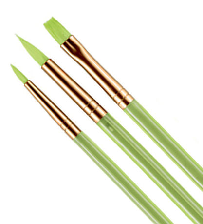 Snazaroo Makeup-pensler - 3 stk.