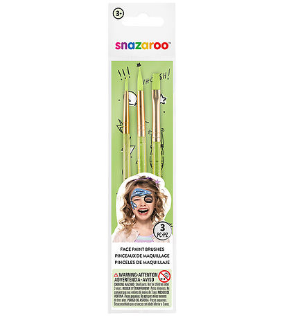 Snazaroo Makeup-pensler - 3 stk.