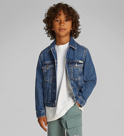Calvin Klein Denimjakke - Bright Mid Blue