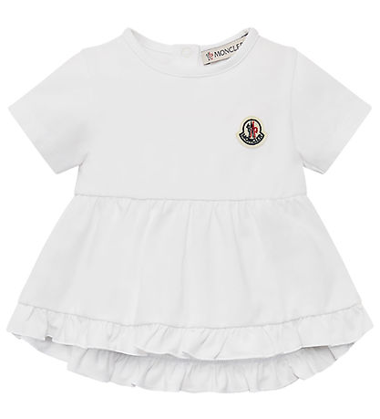 Moncler Sæt - T-shirt/Shorts - Hvid/Rosa