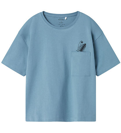Name it T-shirt - NkmVilian - Spring Lake/Surfboard