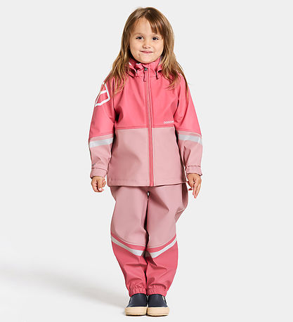 Didriksons Regntøj m. Seler - Waterman - Soft Pink