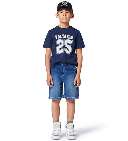 Zadig & Voltaire Denimshorts - Bob - Brossage/Stone Pousse
