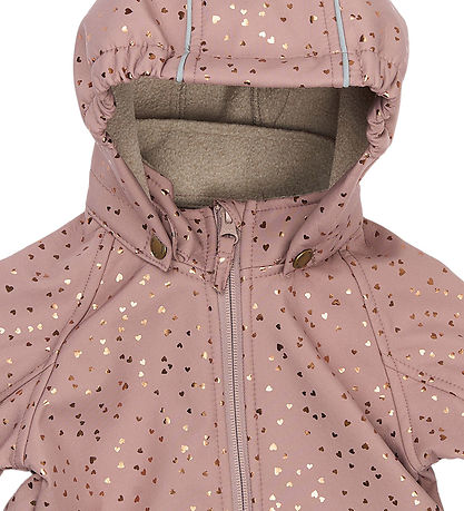 Mikk-Line Softshelldragt m. Fleece - Recycled - Twilight Mauve m