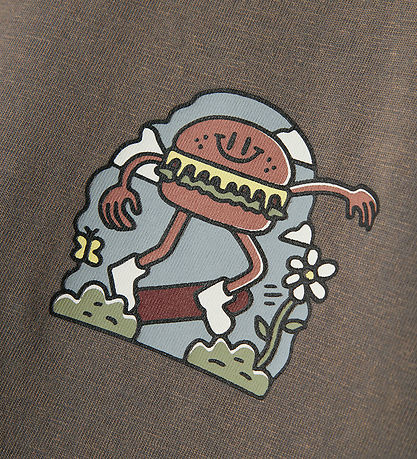 Name It T-shirt - NkmTialfa - Lava Smoke