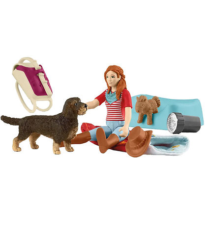 Schleich Overnatning Med Hannah - 42748 - 11 Dele