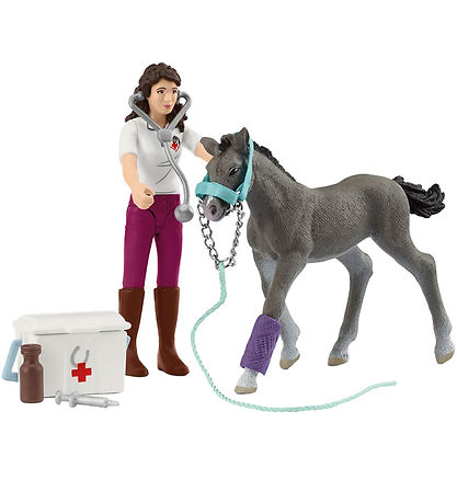 Schleich Fru Kramer Med Føl - 42752 - 12 Dele