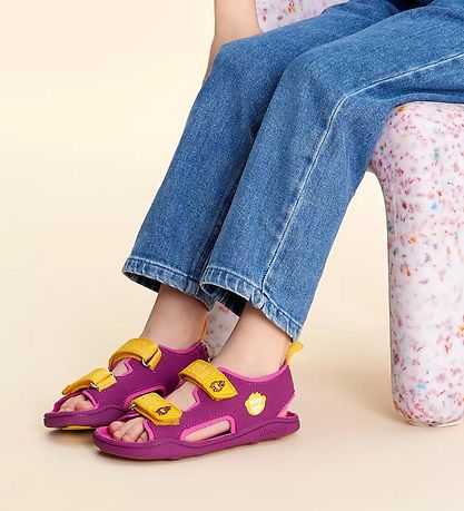 Affenzahn Sandaler - Vegan Airy Bird - Berry