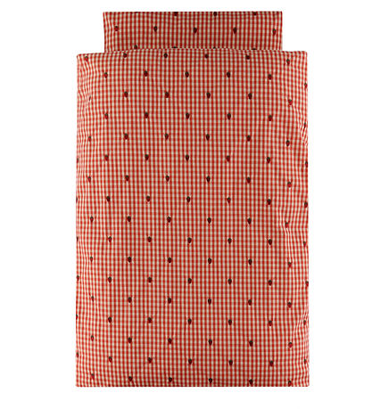 Flöss Sengetøj  - Junior - Molly - Berry Gingham