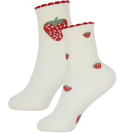 Flöss Strømper - 2-pak - Strawberry