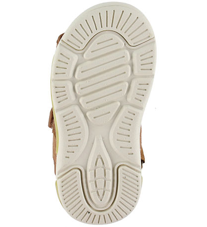 En Fant Sandaler -  Velcro w. Light - Mocha Mousse