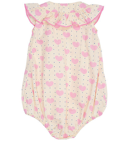 Copenhagen Colors Sommerdragt - Heart & Dots - Frill - Heart AOP