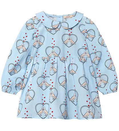 Fliink Tunika - Colombe - Dream Blue/Hjerter