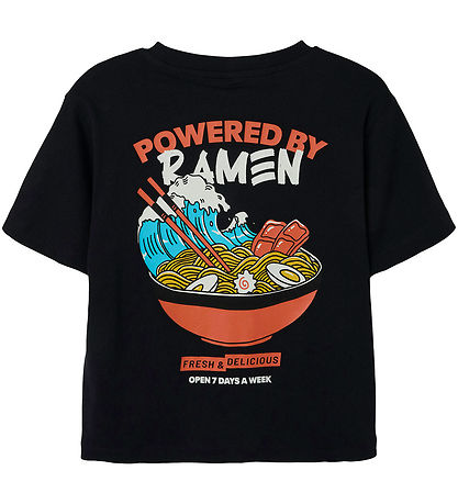 Name It T-shirt - NkmSilass - Sort m. Print