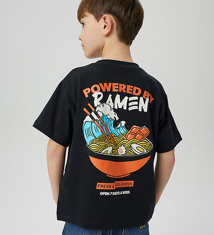 Name It T-shirt - NkmSilass - Sort m. Print