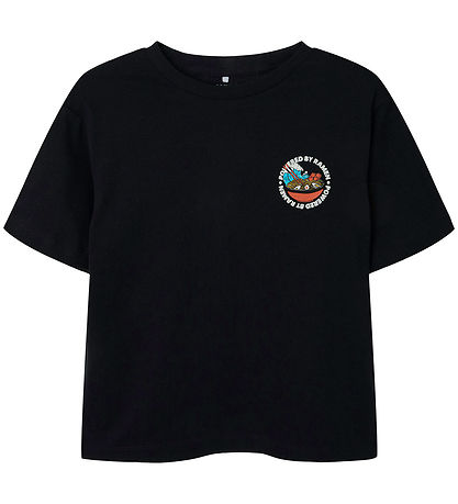 Name It T-shirt - NkmSilass - Sort m. Print