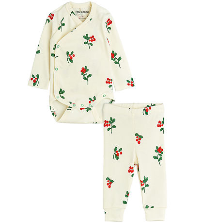 Mini Rodini Sæt - Lingonberries - Off White