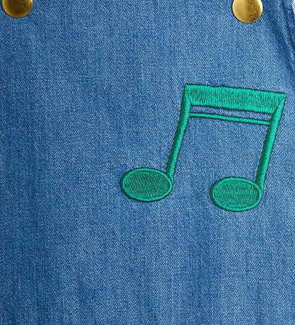 Mini Rodini Smækbukser - Denim - Note - Blå