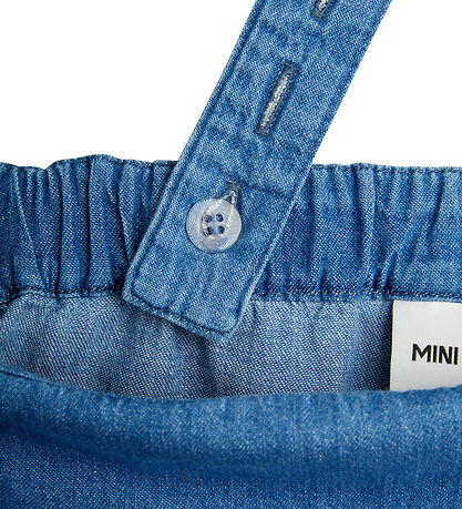 Mini Rodini Smækbukser - Denim - Note - Blå