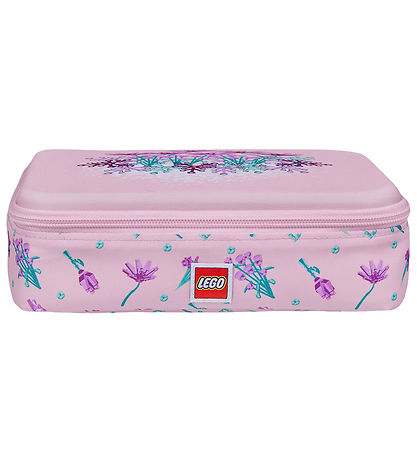 LEGO® Madkasse Taske - Flowers - 3 L - Lyserød