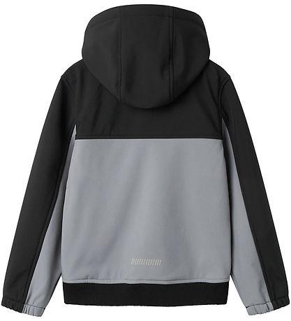 Name It Softshelljakke m. Fleece - NkmAlfa08 - Mockingbird