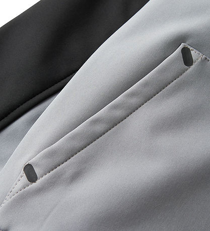 Name It Softshelljakke m. Fleece - NkmAlfa08 - Mockingbird