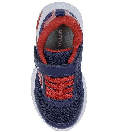 Geox Blinkesko - J Assister - Navy/Rød